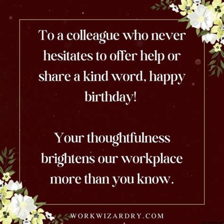 100+ Birthday Wishes For Colleague and Coworker WishesMsg