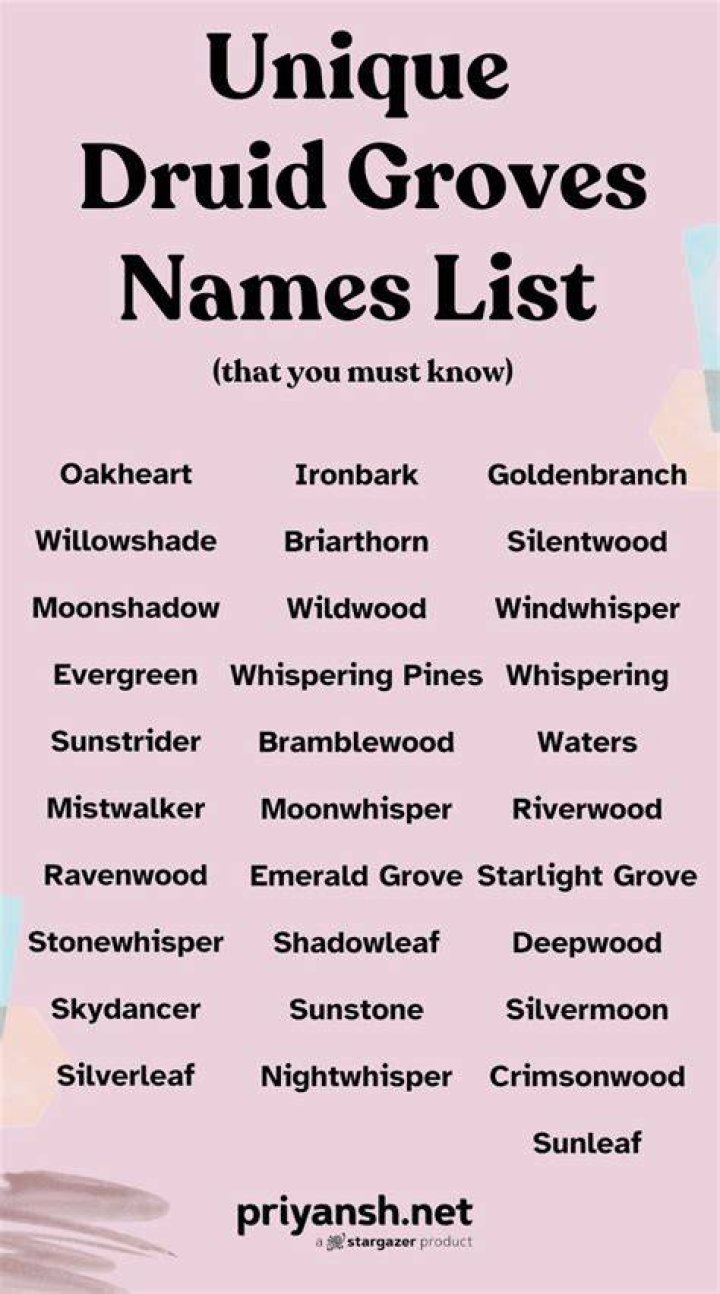 450+ Best Druid Names to Awaken Your Nature Spirit