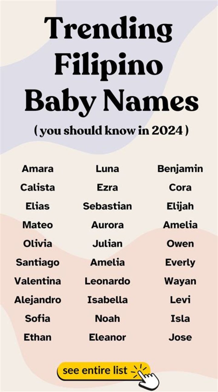 50 Filipino Baby Names Philippines Mommy Family Blog