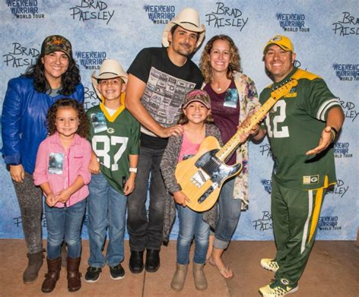 Brad Paisley & Family countrymusic Kimberly williams, Brad paisley