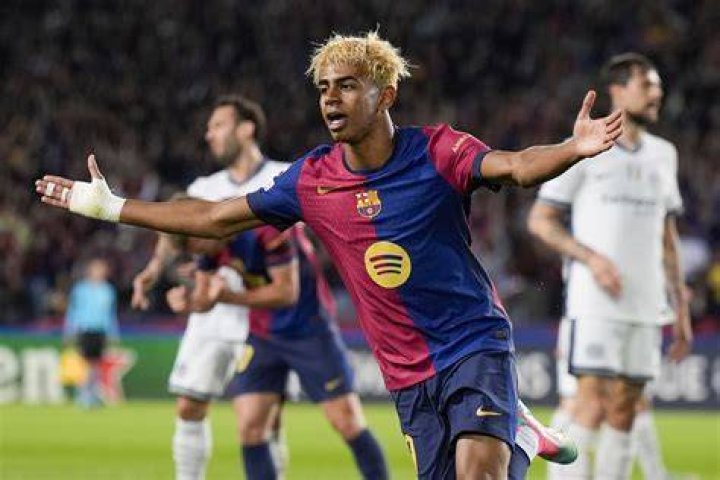 Champions League Lamine Yamal, el segundo debutante más joven de la