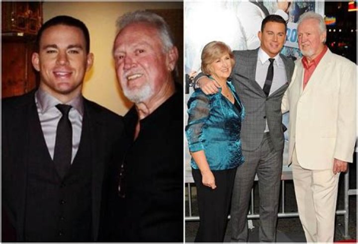 Channing Tatum with father Glenn Tatum Celebrities InfoSeeMedia