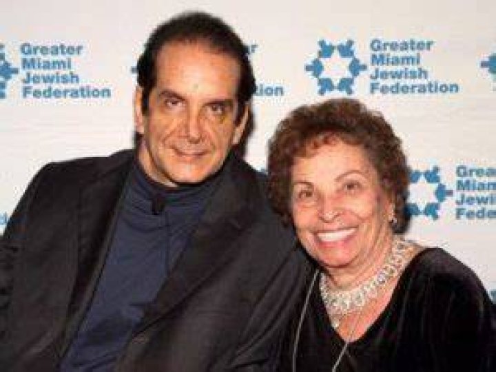 Charles Krauthammer with wife Robyn Trethewey, son Daniel … Flickr