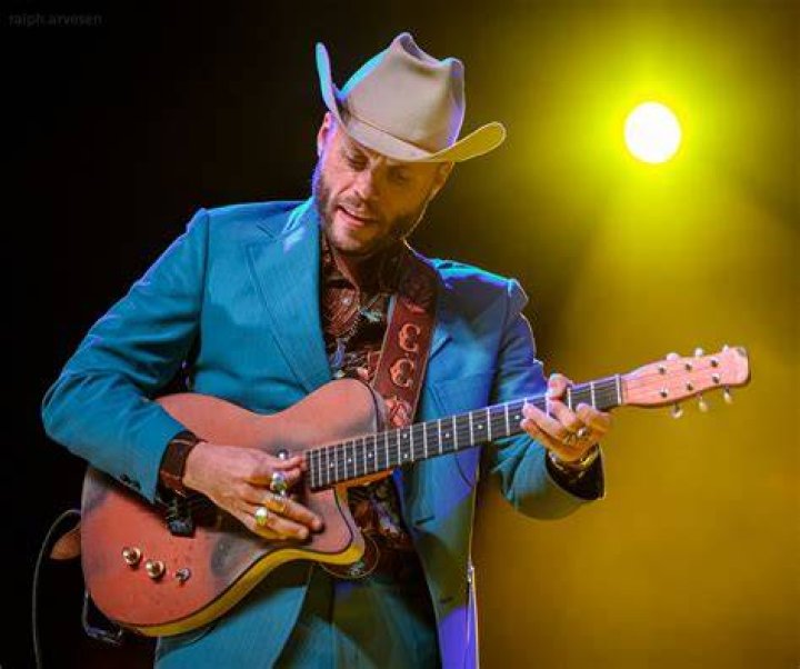 Charley Crockett performing at Love and Lightstream in Cedar Park, Texas