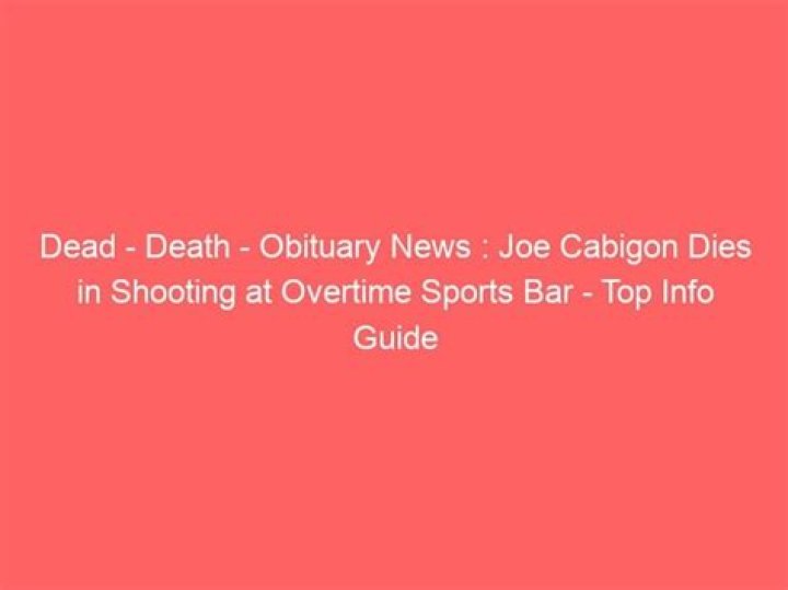 Dead Death Obituary News Joel Smollett Age, Wife, Parents, Net