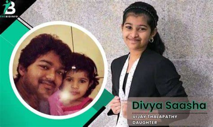 Divya Sasha (Vijay Daughter) Biography, Age, Wiki, Family, Images