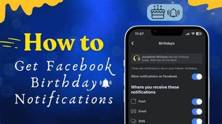Get Your Birthday Notifications On Facebook Today!