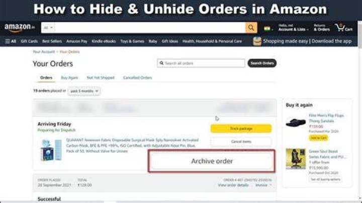 How to Hide your purchases from your kids on Amazon