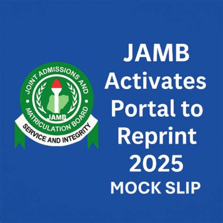 JAMB Mock Slip Reprint Portal 2022