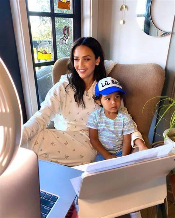 Jessica Alba Enjoys Sweet Moment with Son Hayes, 3
