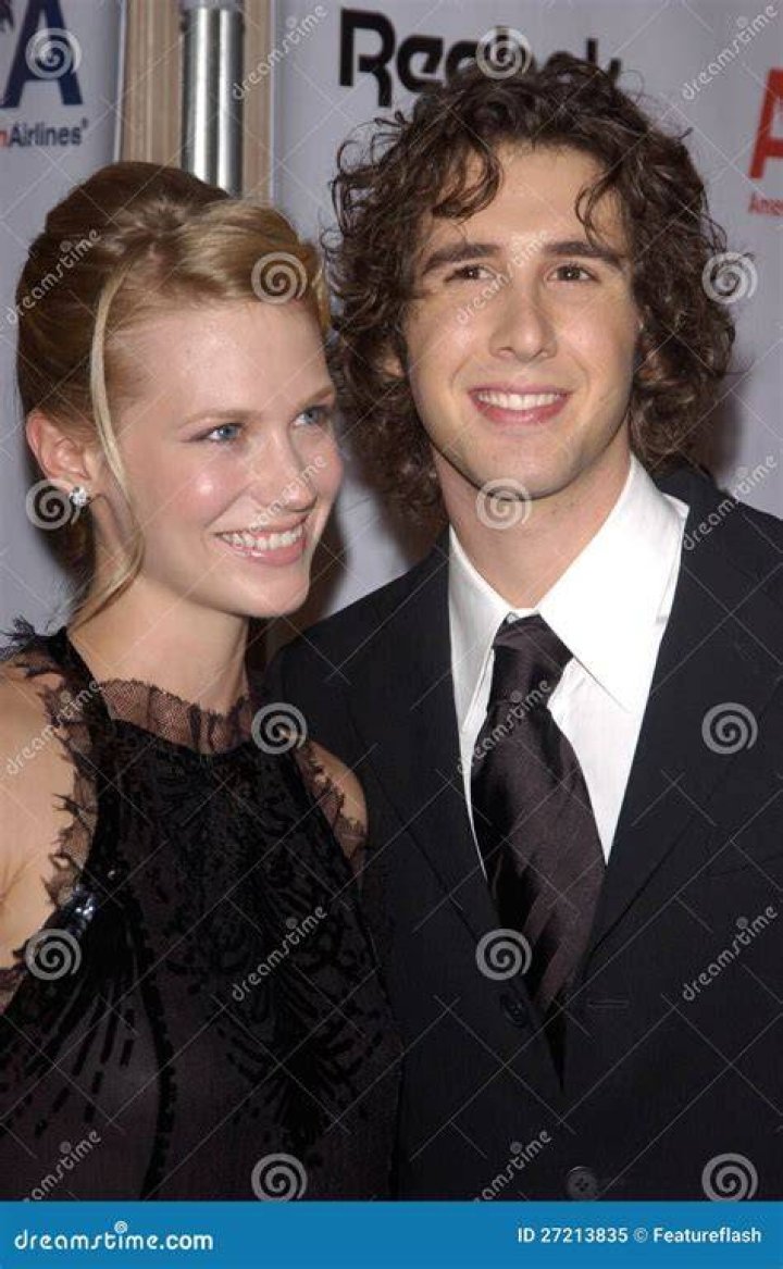 Josh Groban and January Jones Celebrity Couples From the Past