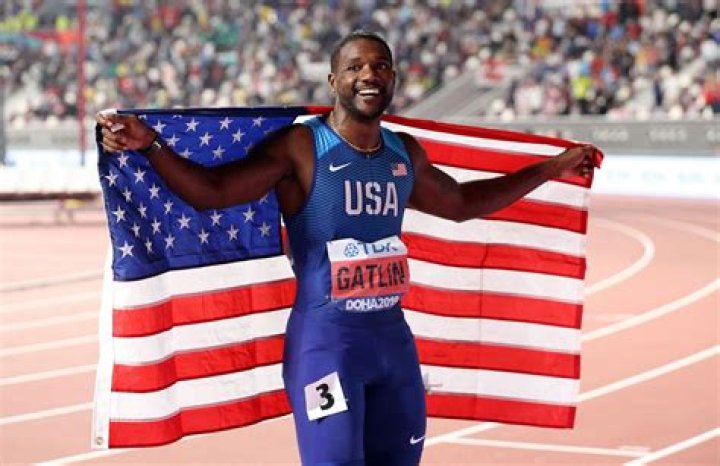 Justin Gatlin Earns Olympic Berth With Victory in 100 The New York Times
