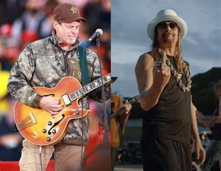 Kid Rock & Ted Nugent with their gals in Detroit City style