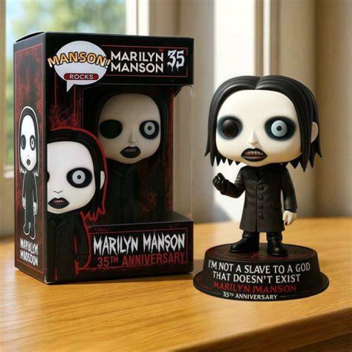 Marilyn Manson The Enigmatic Figure Drawing Heavy Metal Attention