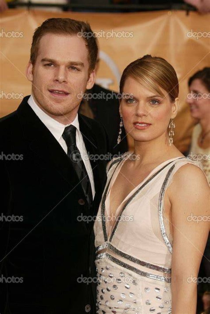 Michael C. Hall & Wife Enjoy Fresh Air With Their Pup Photo
