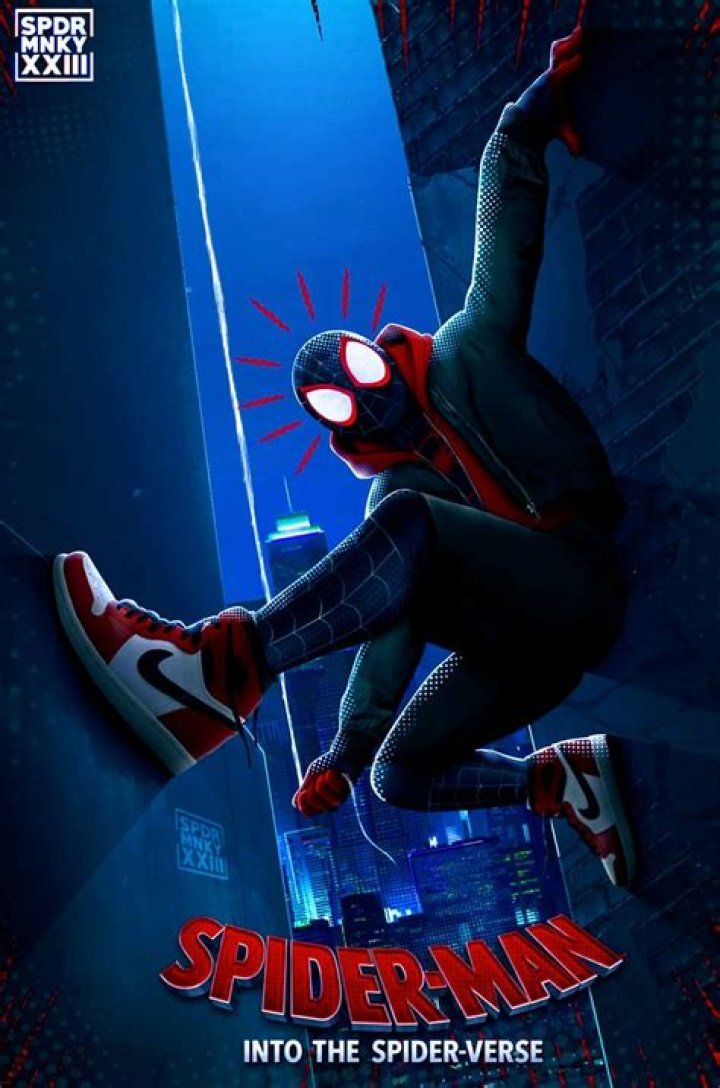 Miles Morales Ultimate SpiderMan, Into the SpiderVerse Black