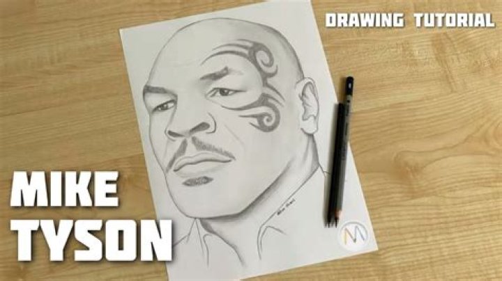 My drawing of Mike Tyson, drawn in charcoal and graphite, 19&rdquo;x24&rdquo;, 2021