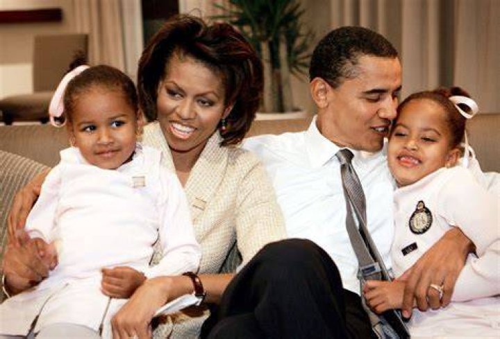 Obama Family Album Barack, Michelle, Malia, Sasha Photos