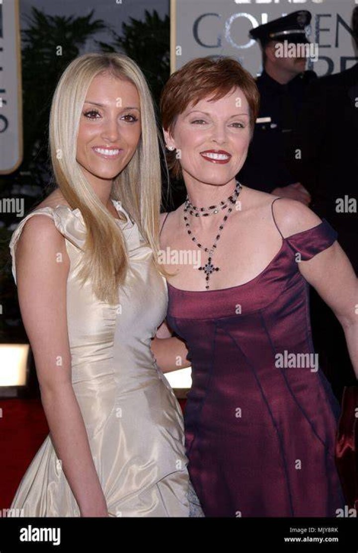Pat Benatar posing with daughter Haley Giraldo arrives at the 59th