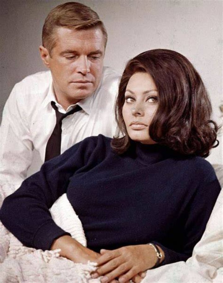 Peppard y Sophia Loren en “Operación Crossbow” (Operation