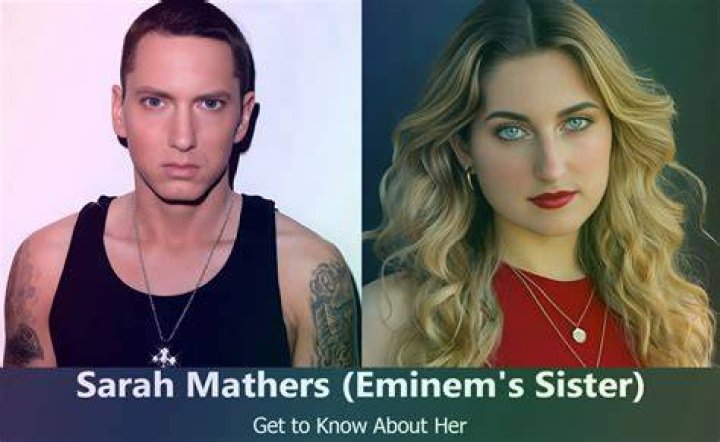 Sarah Mathers Eminem&rsquo;s sister Bio, Family, and Relationship with