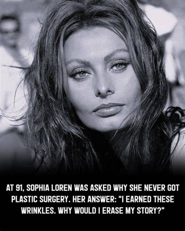 Sophia Loren says she is still living her dream