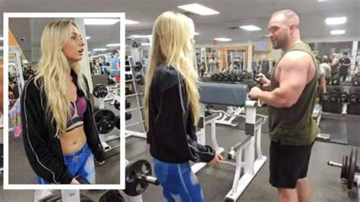 TikToker Natalie Reynolds slammed for paintedon leggings gym stunt