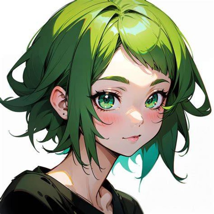 Woman with green hair cartoon character, Riley Disgust Pixar , pixar